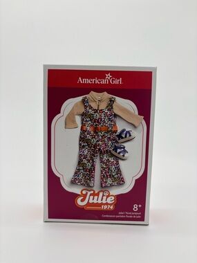 AMERICAN GIRL JULIE FLORAL JUMPSUIT SET - New in box